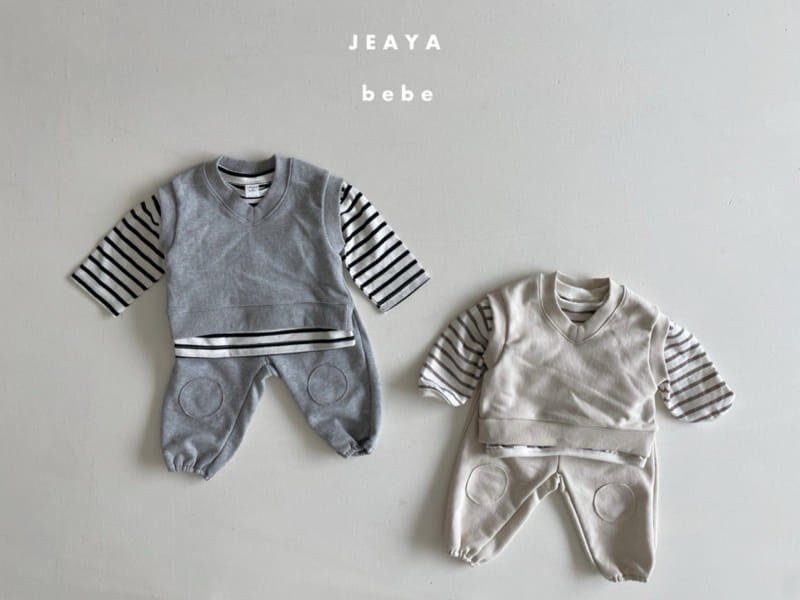 Jeaya & Mymi - Korean Baby Fashion - #babyoninstagram - Soft Bbang Dduck Top Bottom Set - 9