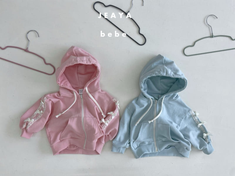 Jeaya & Mymi - Korean Baby Fashion - #babyoutfit - Lace Ribbon Hoody Jumper - 6