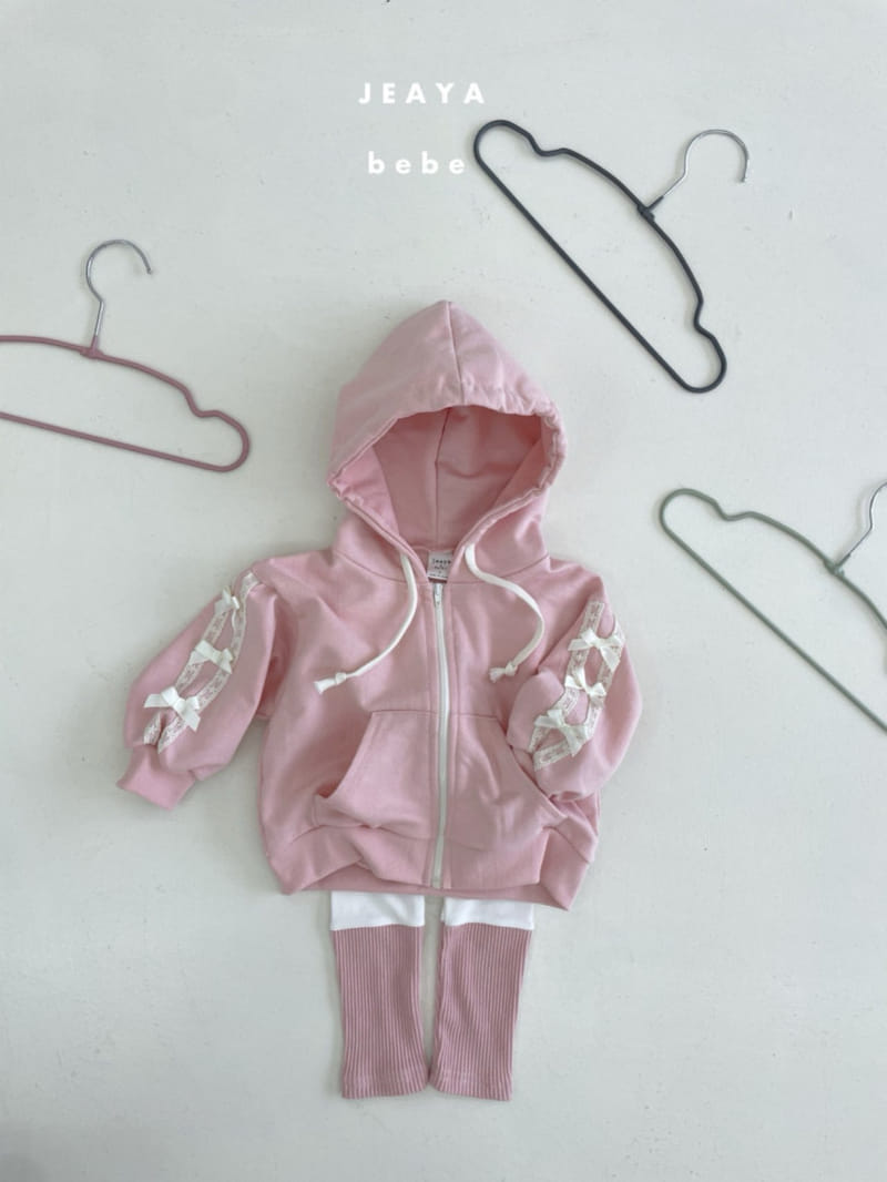 Jeaya & Mymi - Korean Baby Fashion - #babyoutfit - Lace Ribbon Hoody Jumper - 7