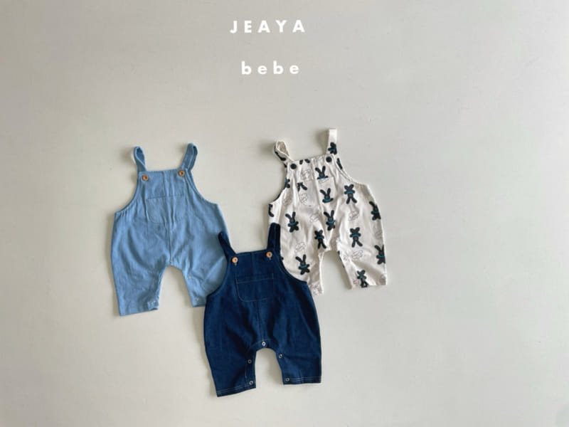 Jeaya & Mymi - Korean Baby Fashion - #babyoutfit - Denim Overalls - 2