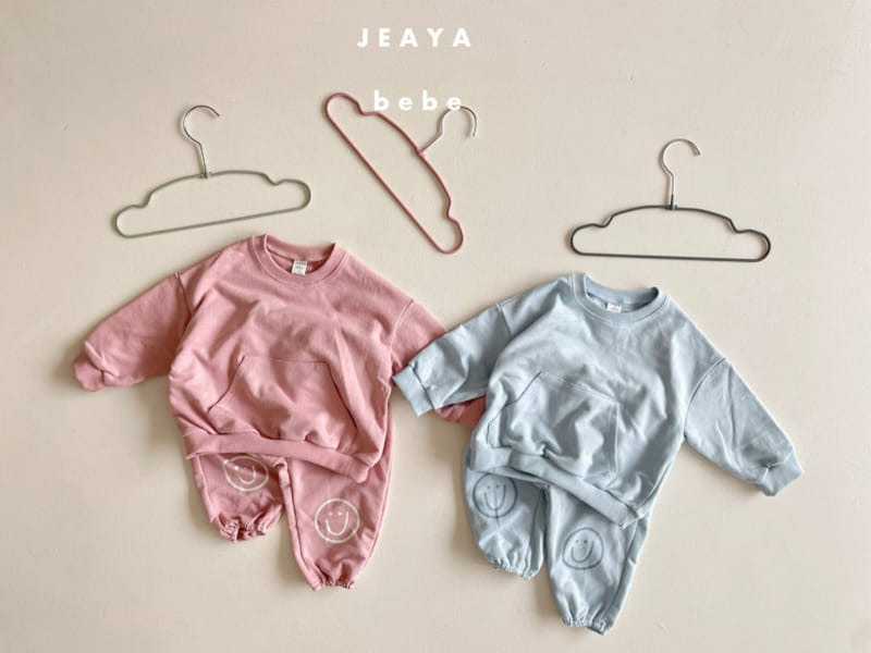 Jeaya & Mymi - Korean Baby Fashion - #babyoutfit - Smile Top Bottom Set - 10