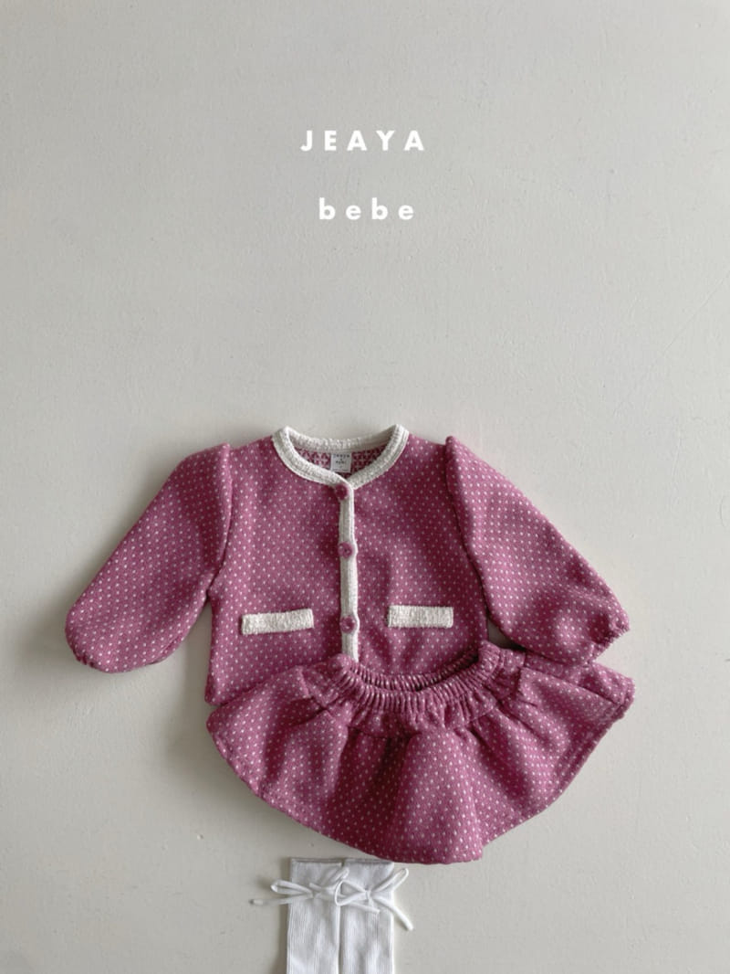 Jeaya & Mymi - Korean Baby Fashion - #onlinebabyboutique - Dot Top Bottom Set - 10