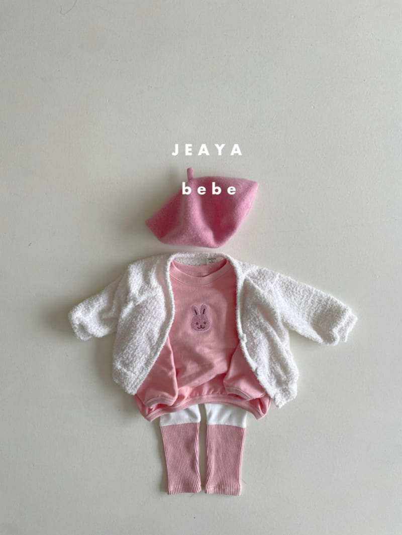 Jeaya & Mymi - Korean Baby Fashion - #onlinebabyboutique - Friend Embroidery Top Bottom Set