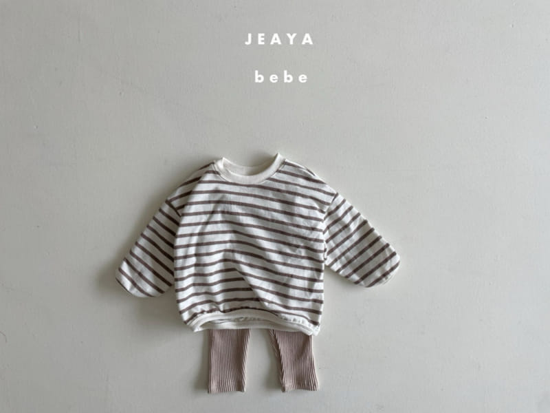 Jeaya & Mymi - Korean Baby Fashion - #smilingbaby - ST Rib Top Bottom Set - 2