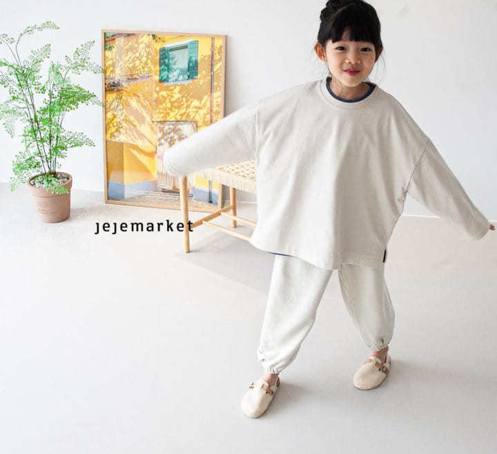 Jeje Market - Korean Children Fashion - #childrensboutique - Lose Slit Tee - 4