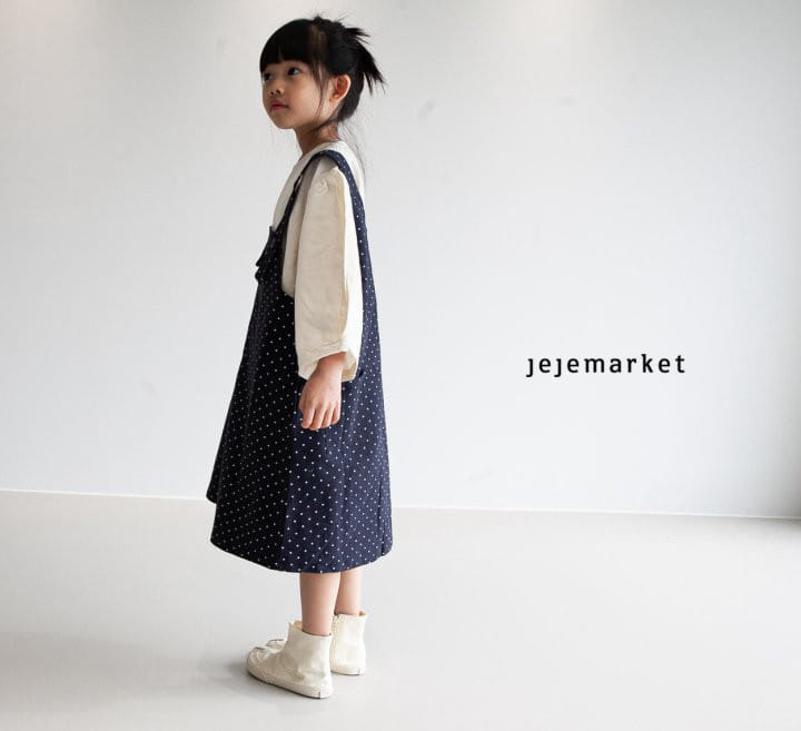 Jeje Market - Korean Children Fashion - #kidsstore - Dot Dungarees One-Piece - 7