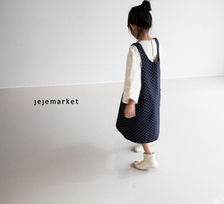Jeje Market - Korean Children Fashion - #kidzfashiontrend - Dot Dungarees One-Piece - 8