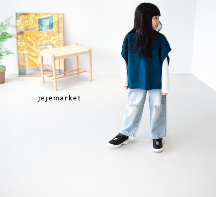 Jeje Market - Korean Children Fashion - #littlefashionista - Gelato Knit Vest - 4