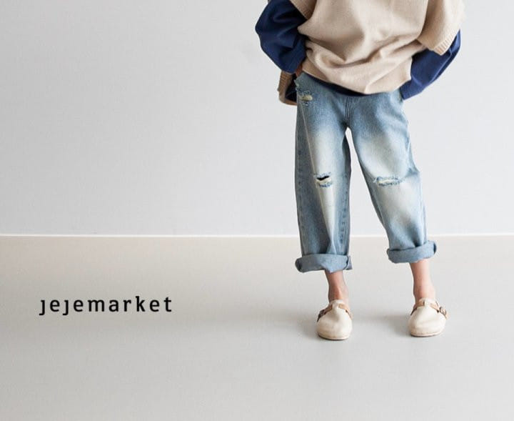 Jeje Market - Korean Children Fashion - #magicofchildhood - Milly Torn Denim Pants