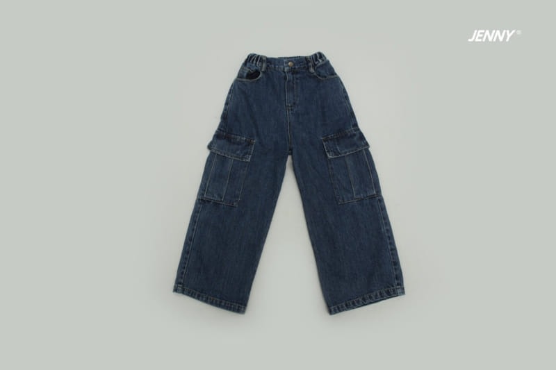 Jenny Basic - Korean Children Fashion - #kidzfashiontrend - Denim Cargo Pants