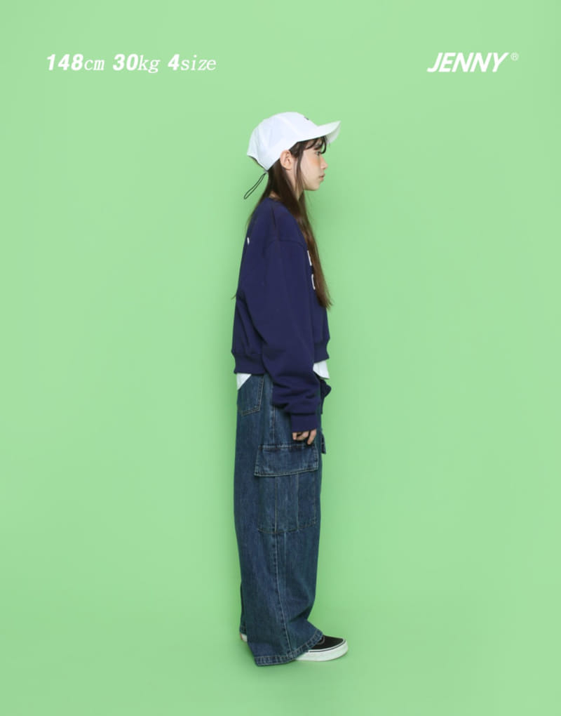 Jenny Basic - Korean Children Fashion - #littlefashionista - Denim Cargo Pants - 3