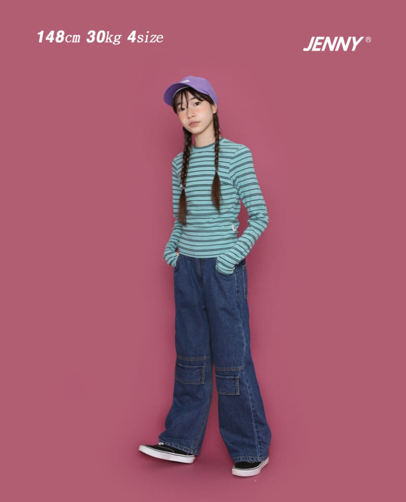 Jenny Basic - Korean Children Fashion - #magicofchildhood - Hoho Denim Pants - 6
