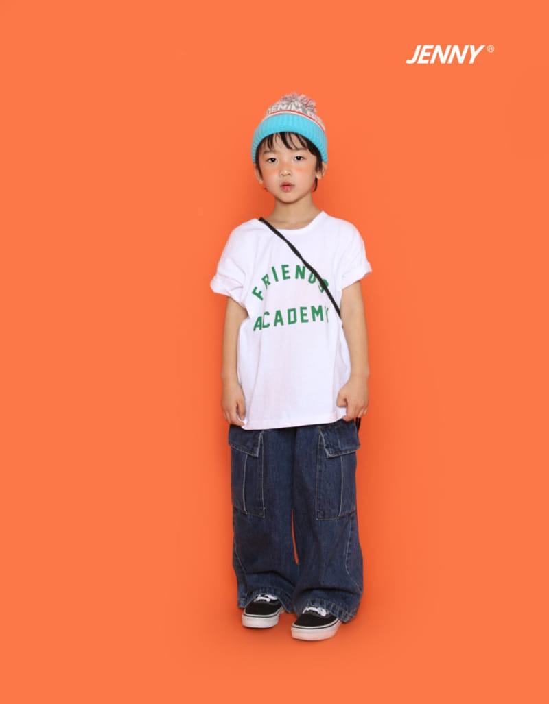 Jenny Basic - Korean Children Fashion - #prettylittlegirls - Denim Cargo Pants - 6