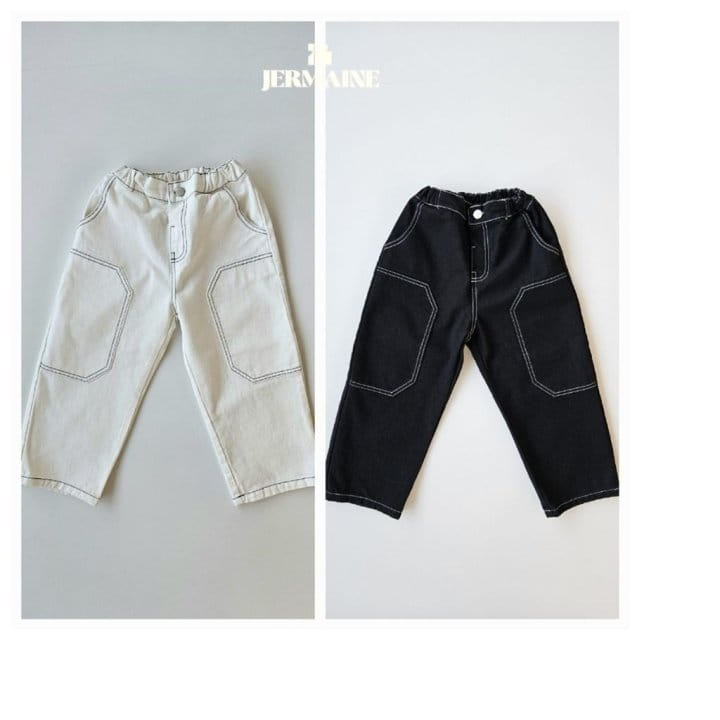 Jermaine - Korean Children Fashion - #childrensboutique - Stitch Point Pants - 2