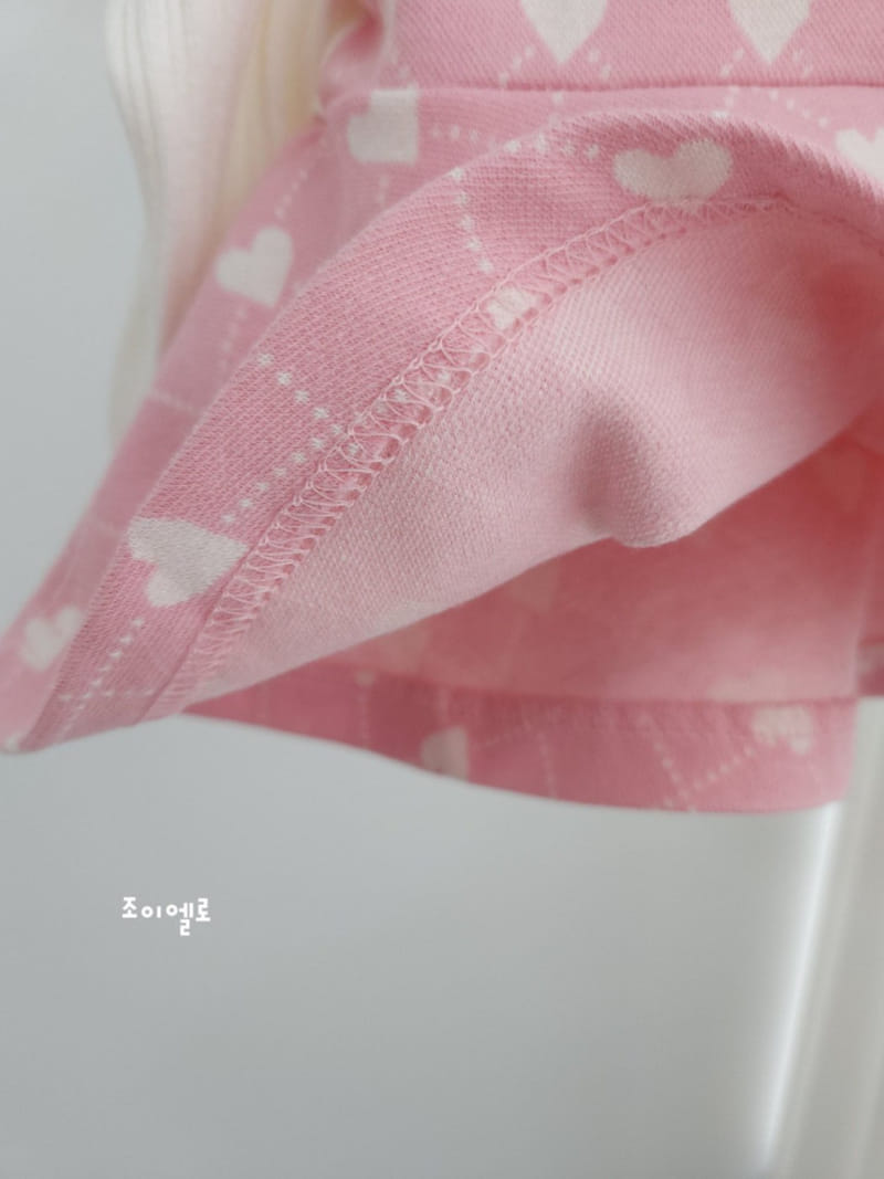 Joyello - Korean Children Fashion - #designkidswear - Love Argyle Top Bottom Set - 6