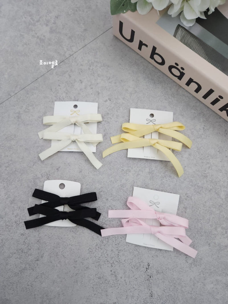 Joyello - Korean Children Fashion - #discoveringself - Small Ribbon Pin Set