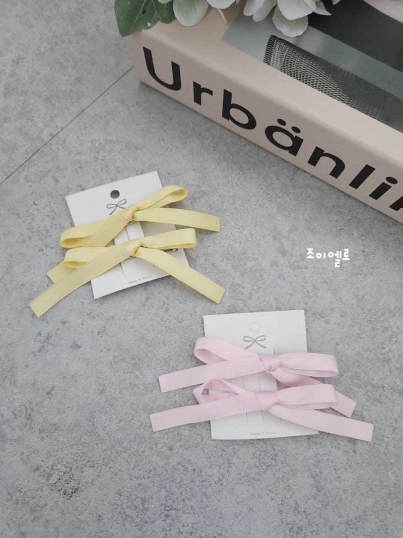 Joyello - Korean Children Fashion - #fashionkids - Small Ribbon Pin Set - 2