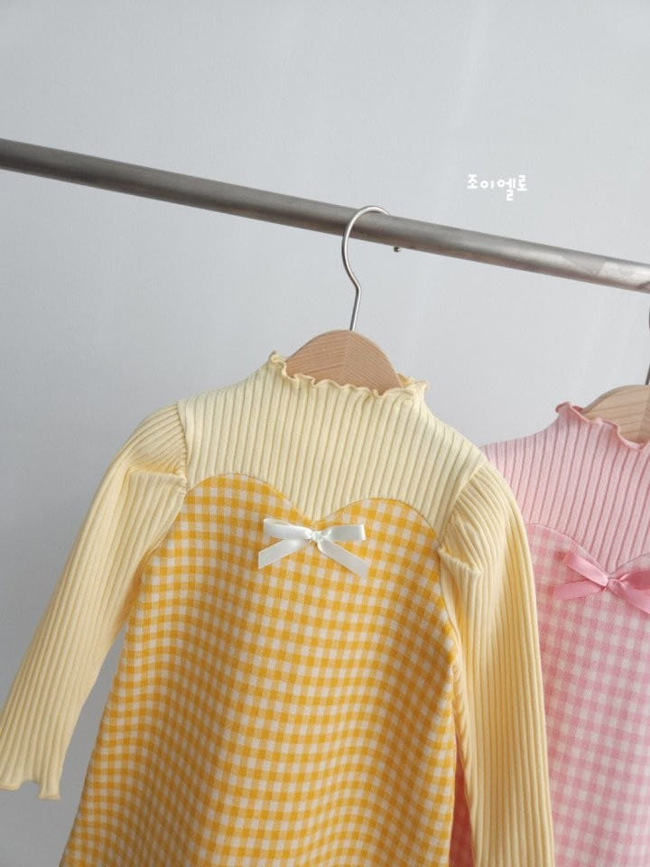 Joyello - Korean Children Fashion - #littlefashionista - Check Color One-Piece - 2