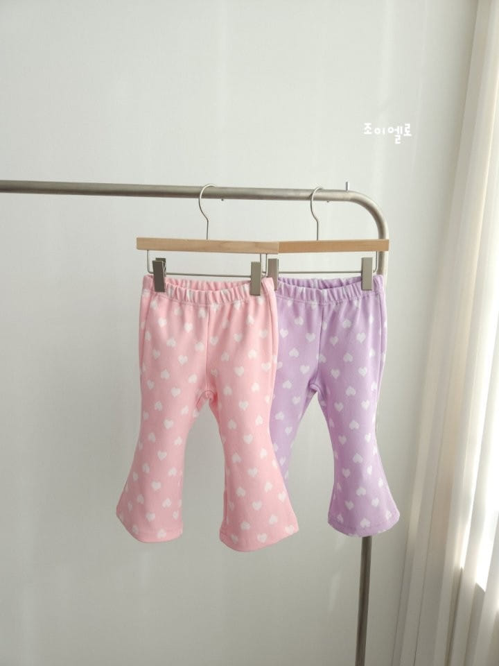 Joyello - Korean Children Fashion - #littlefashionista - Spring Heart Color Top Bottom Set - 10
