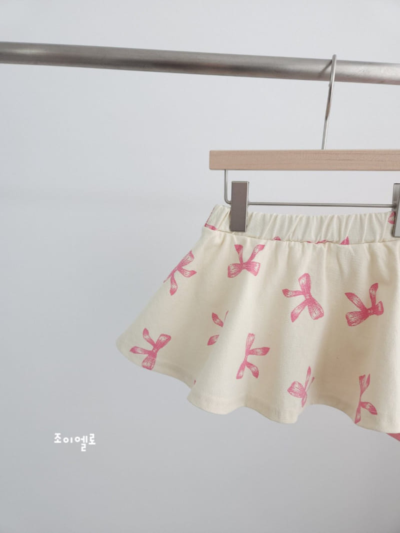 Joyello - Korean Children Fashion - #minifashionista - Spring Ribbon Skirt Leggings - 3