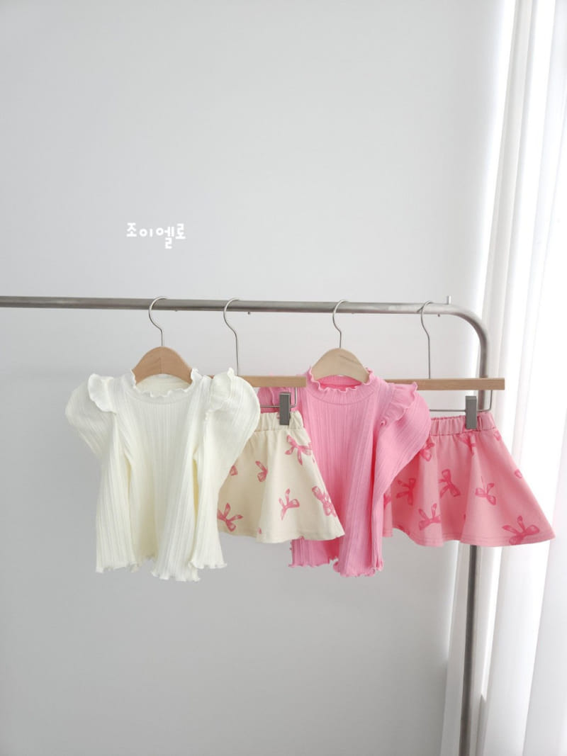 Joyello - Korean Children Fashion - #toddlerclothing - Spring Ribbon Skirt Leggings - 6