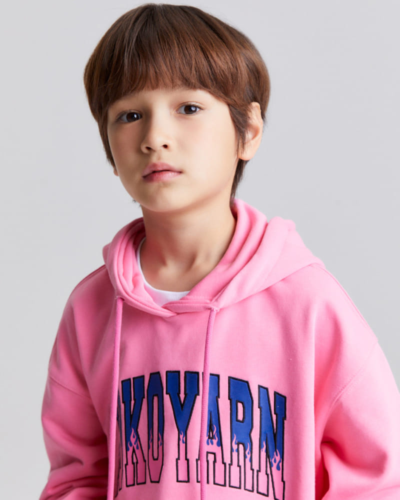 Kokoyarn - Korean Children Fashion - #Kfashion4kids - Label Hoody Sweat - 11