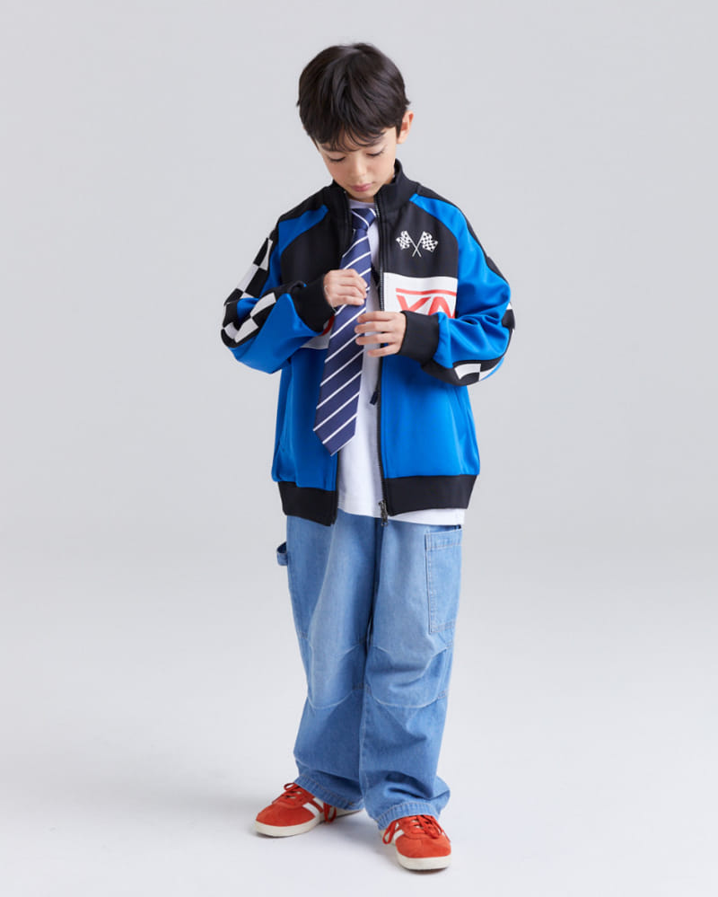 Kokoyarn - Korean Children Fashion - #Kfashion4kids - Coeding La Leader Zip Up - 3