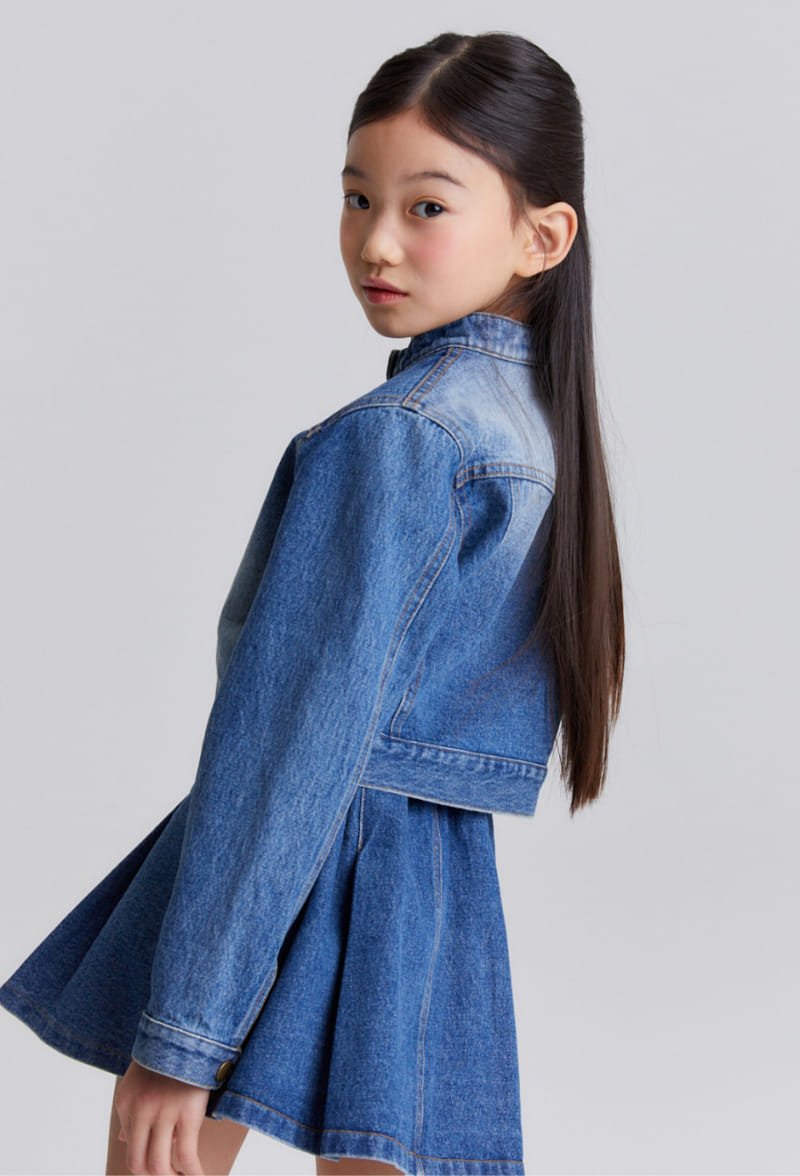 Kokoyarn - Korean Children Fashion - #Kfashion4kids - Olson Denim Skirt - 2