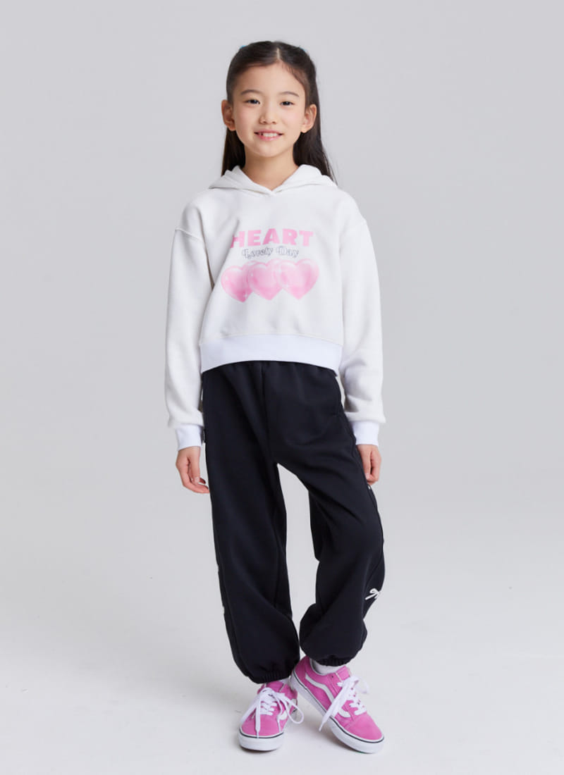 Kokoyarn - Korean Children Fashion - #Kfashion4kids - Heart Glam Hoody Tee - 6