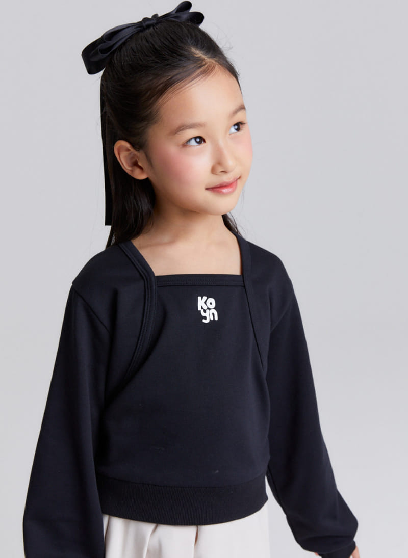 Kokoyarn - Korean Children Fashion - #childofig - Girl Square Neck Tee - 2