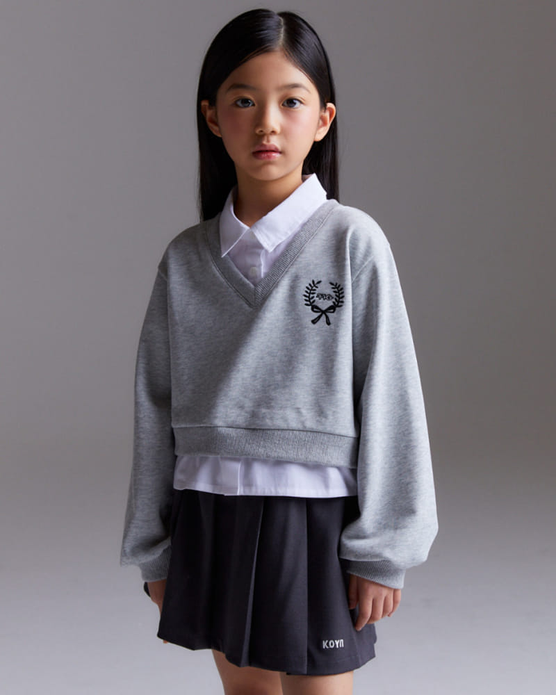 Kokoyarn - Korean Children Fashion - #childrensboutique - School Shirt Sweat - 8