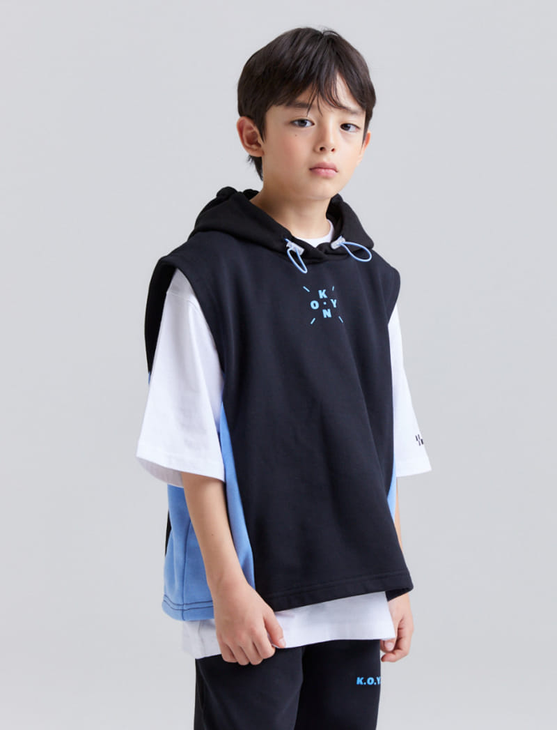 Kokoyarn - Korean Children Fashion - #designkidswear - Camp Hoody Vest Top Bottom Set - 7