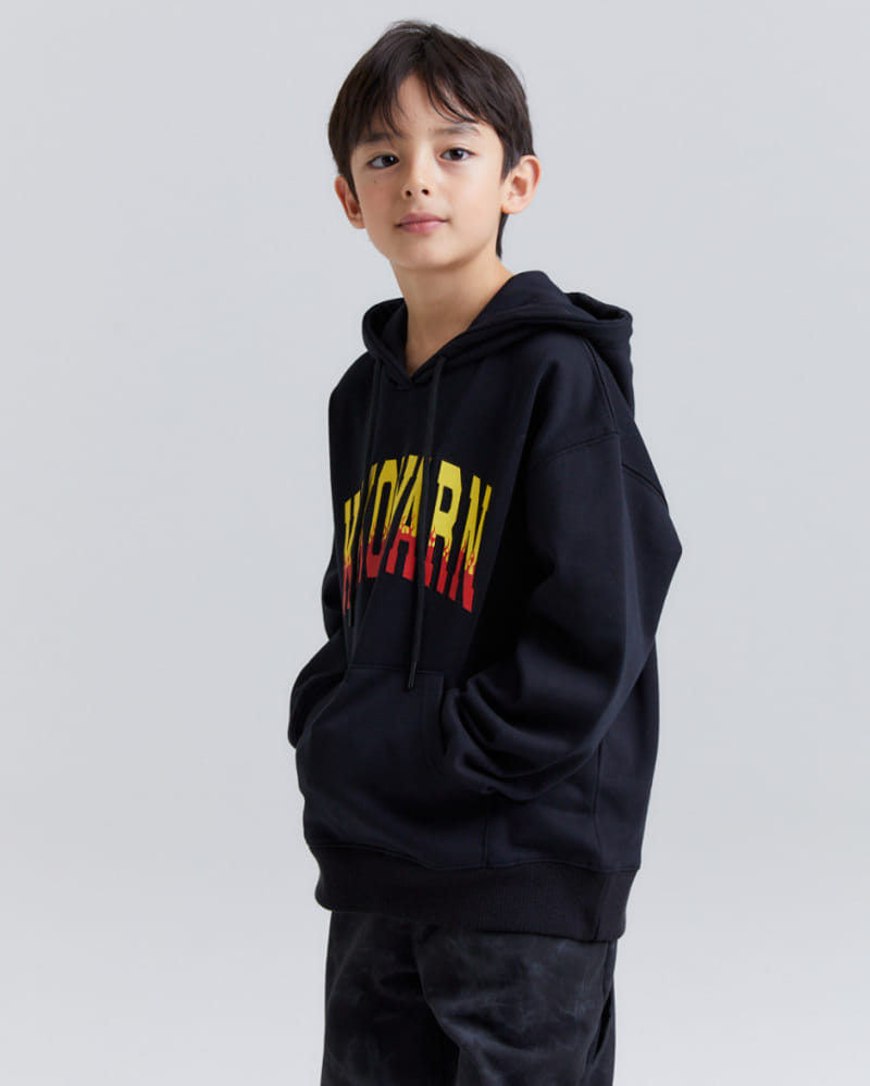 Kokoyarn - Korean Children Fashion - #discoveringself - Label Hoody Sweat - 6