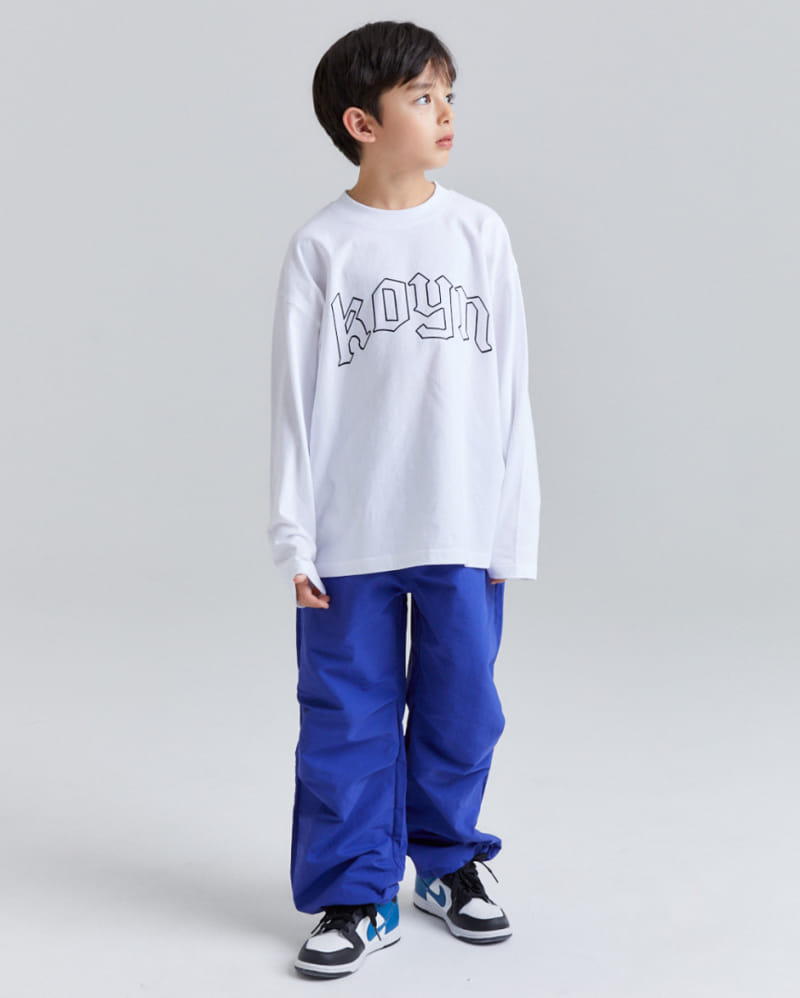 Kokoyarn - Korean Children Fashion - #discoveringself - Logo Para Suit Pants - 5