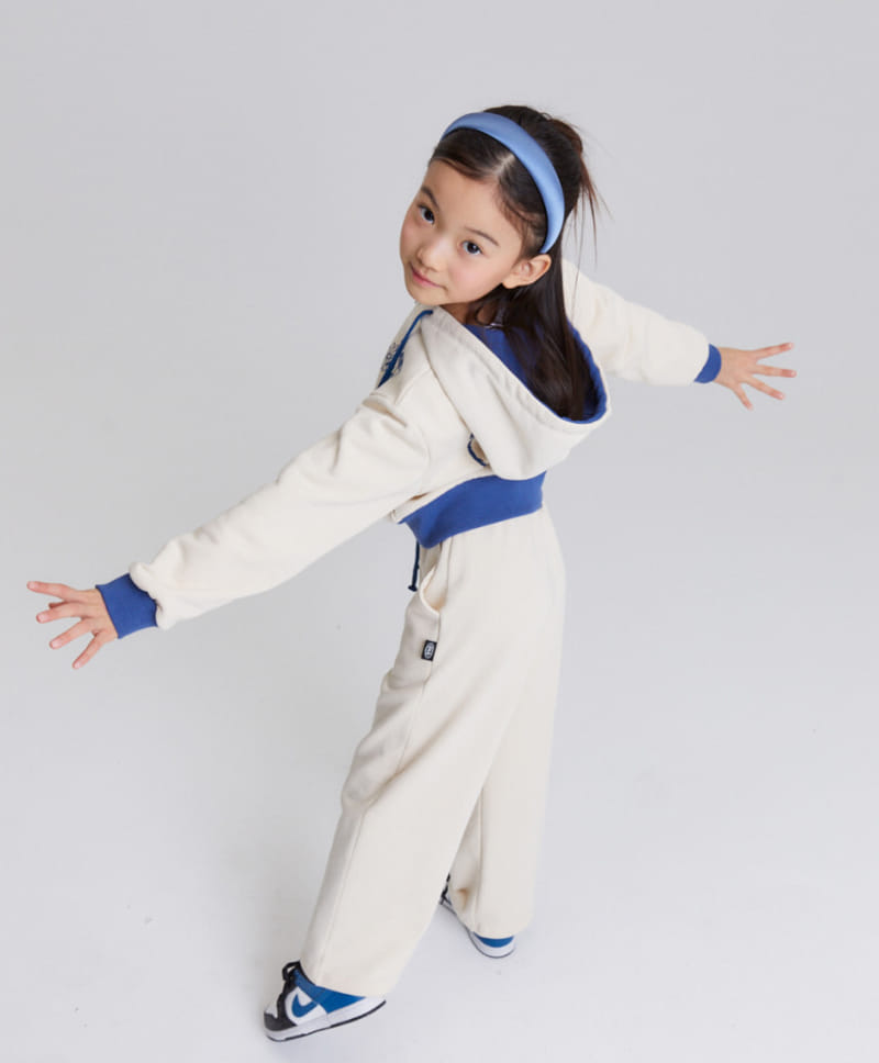 Kokoyarn - Korean Children Fashion - #discoveringself - Flower Hoody Top Bottom Set - 5