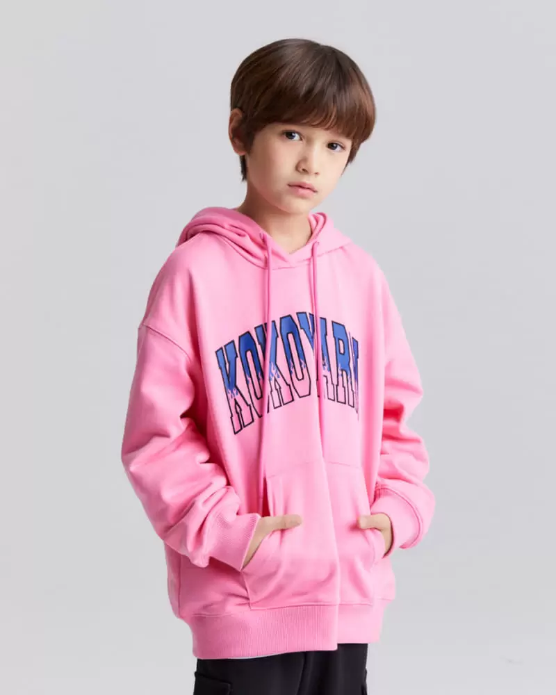 Kokoyarn - Korean Children Fashion - #fashionkids - Label Hoody Sweat - 7