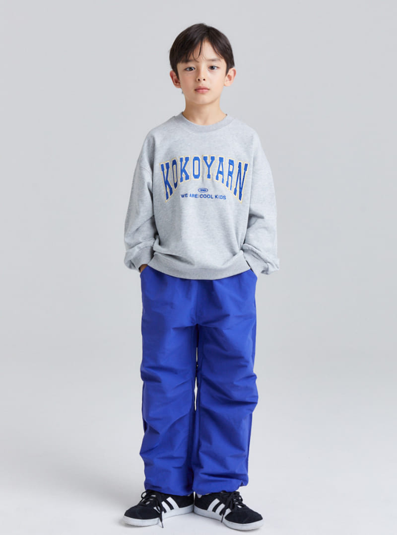 Kokoyarn - Korean Children Fashion - #kidsshorts - Logo Para Suit Pants - 7