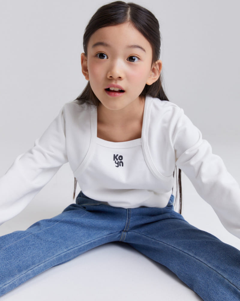 Kokoyarn - Korean Children Fashion - #kidsshorts - Girl Square Neck Tee - 8