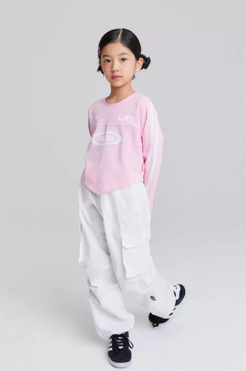 Kokoyarn - Korean Children Fashion - #kidsshorts - Stella V Cutting Tee - 2