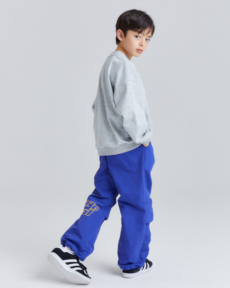 Kokoyarn - Korean Children Fashion - #kidsstore - Logo Applique Embroidery Sweat - 10