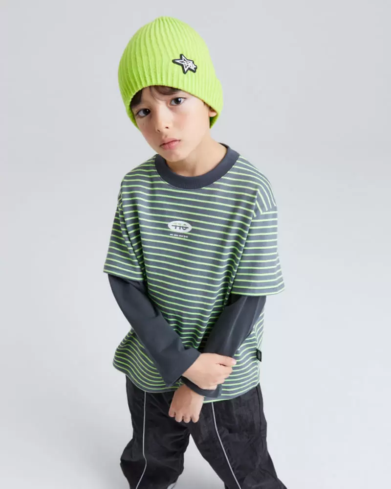 Kokoyarn - Korean Children Fashion - #kidzfashiontrend - Mark ST Layered Tee - 6