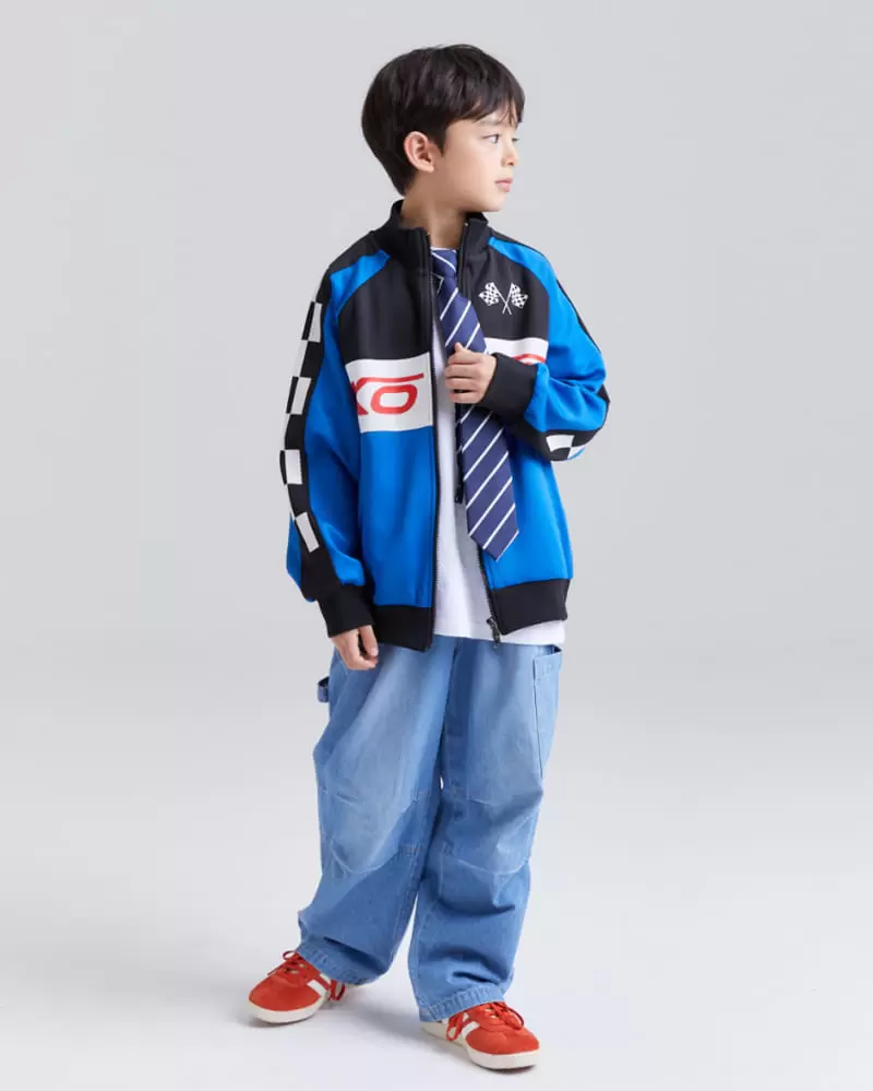 Kokoyarn - Korean Children Fashion - #kidzfashiontrend - Coeding La Leader Zip Up - 2