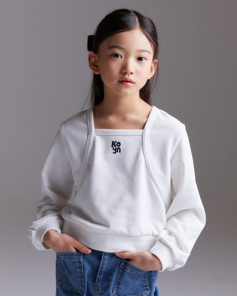 Kokoyarn - Korean Children Fashion - #kidzfashiontrend - Girl Square Neck Tee - 10