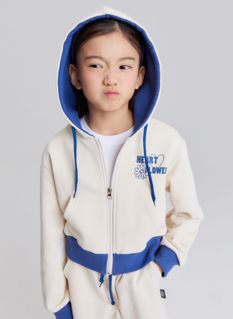 Kokoyarn - Korean Children Fashion - #kidzfashiontrend - Flower Hoody Top Bottom Set - 9