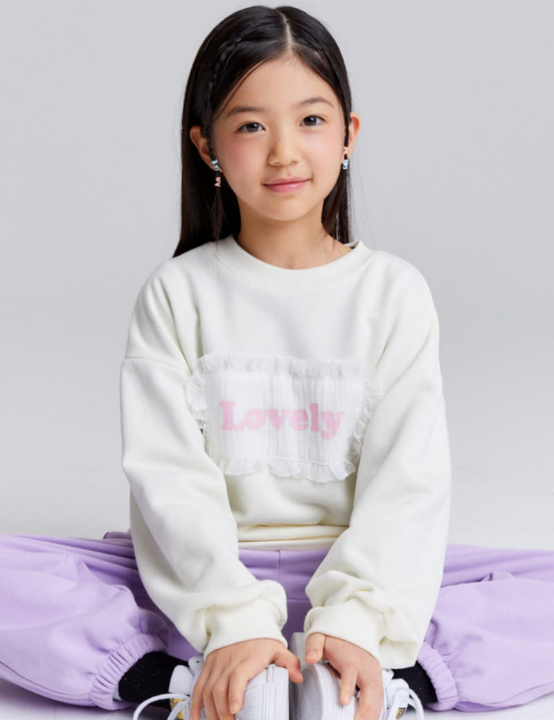 Kokoyarn - Korean Children Fashion - #kidzfashiontrend - Lovely Lace Sweatshirt
