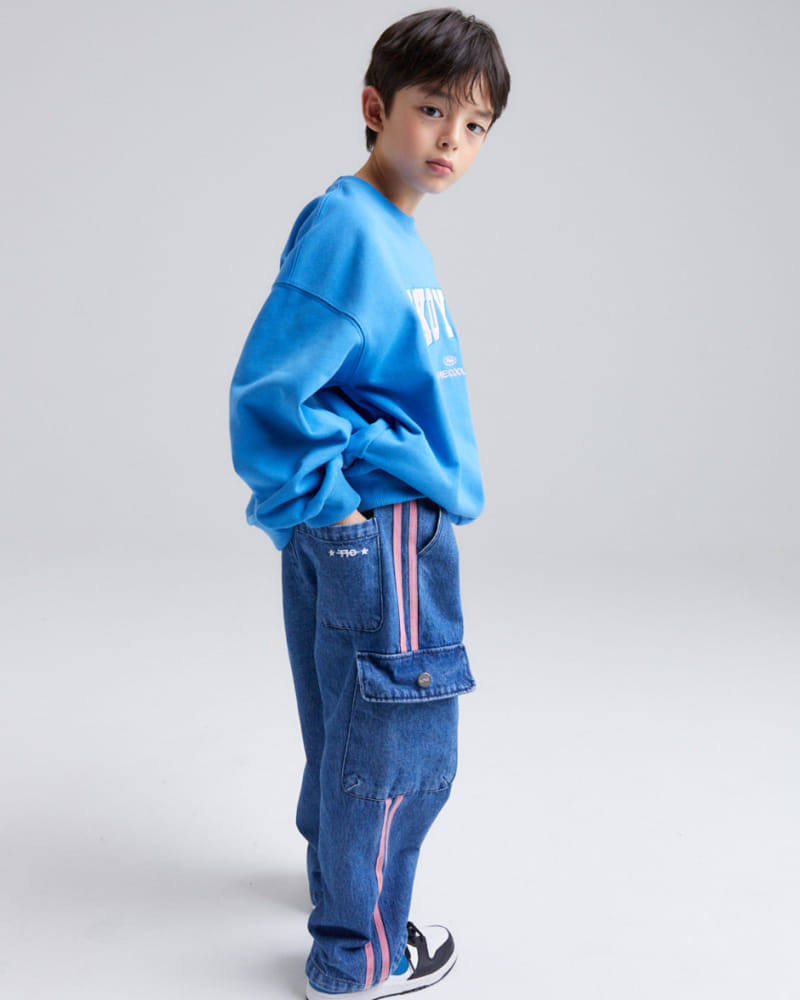Kokoyarn - Korean Children Fashion - #littlefashionista - City Denim Cargo Pants - 2