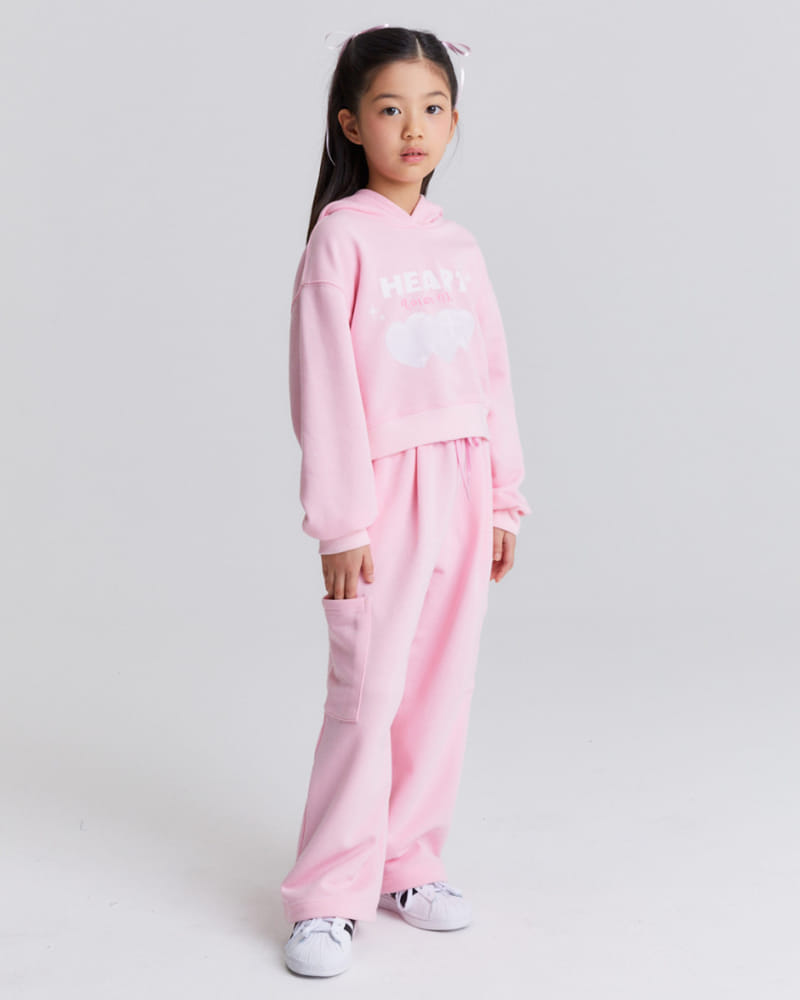 Kokoyarn - Korean Children Fashion - #littlefashionista - Heart Glam Hoody Tee - 7