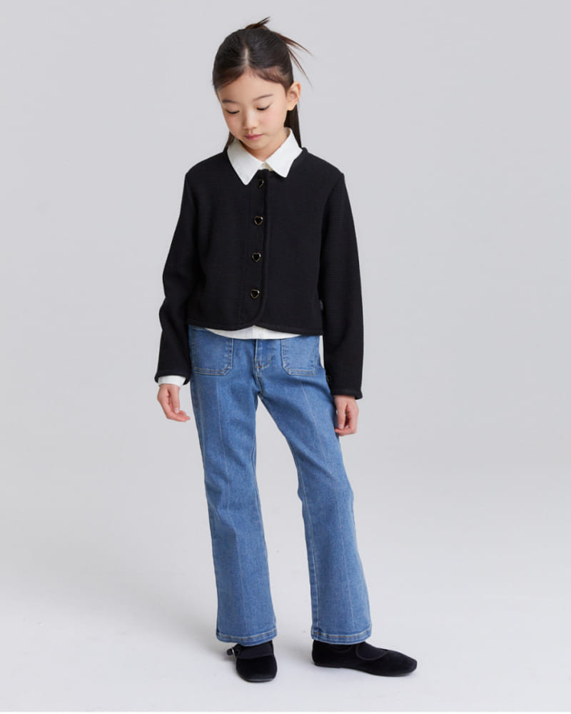 Kokoyarn - Korean Children Fashion - #minifashionista - Vella Round Cardigan - 2