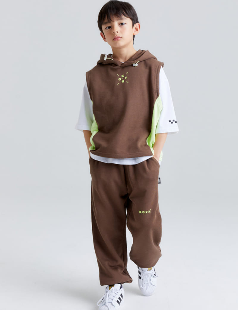 Kokoyarn - Korean Children Fashion - #prettylittlegirls - Camp Hoody Vest Top Bottom Set