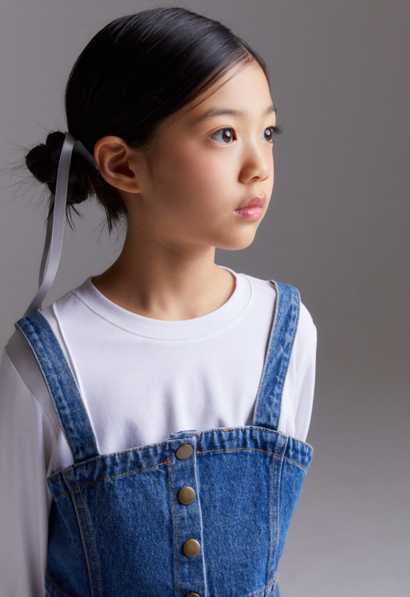 Kokoyarn - Korean Children Fashion - #prettylittlegirls - Olson Denim Bustier - 11